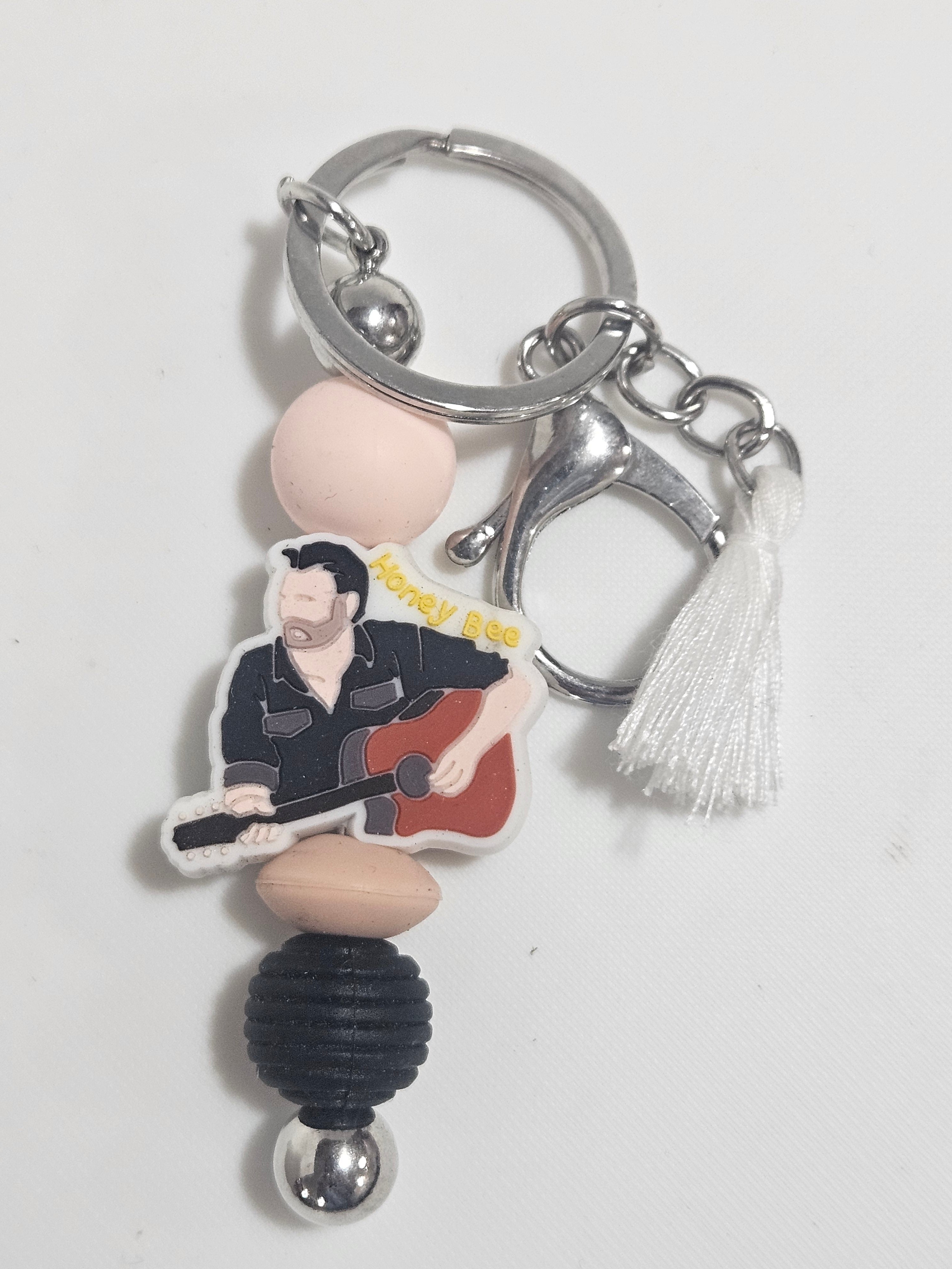 Country singer keychain v5