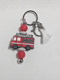Firetruck keychain