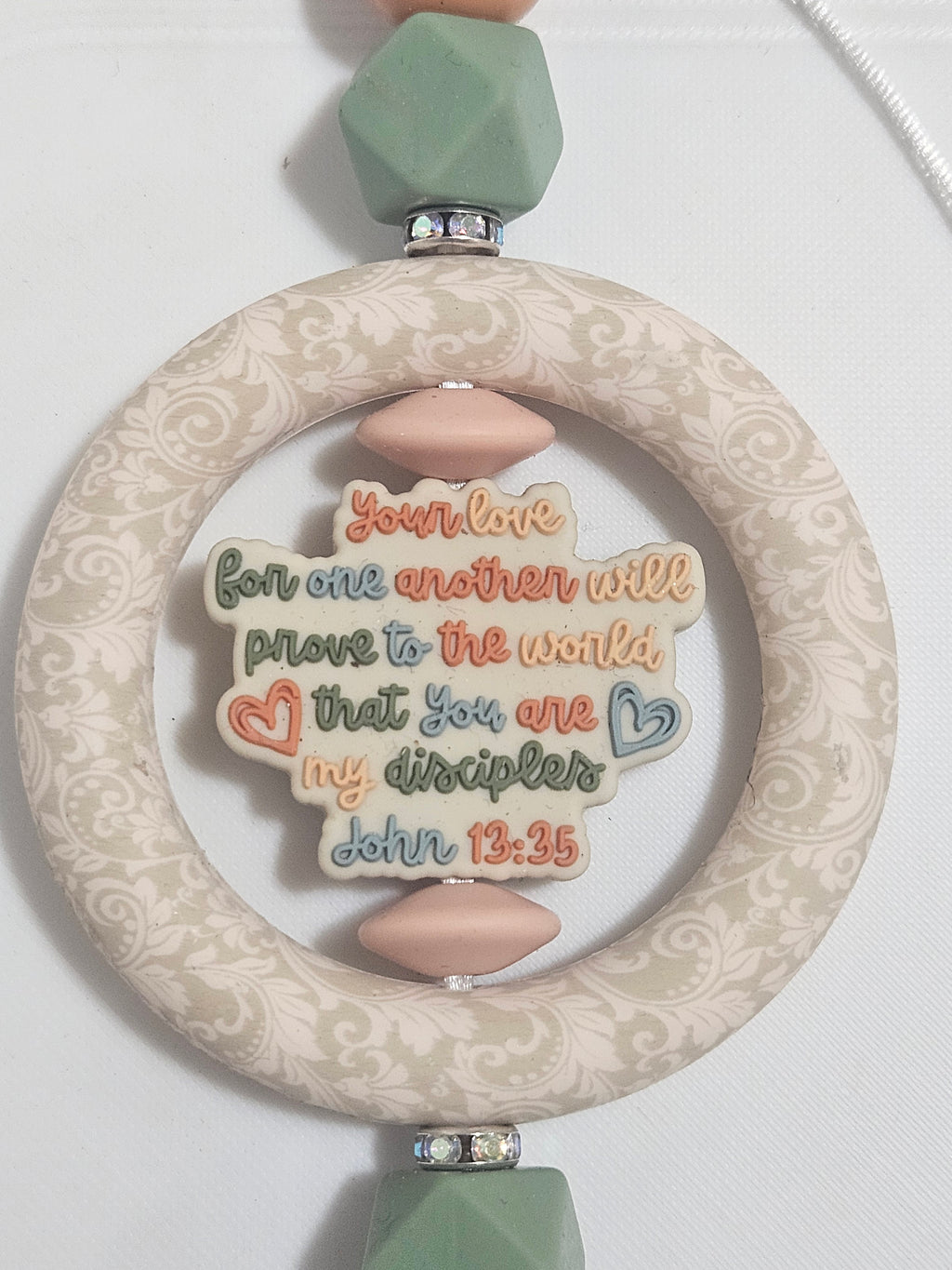 Bible verse mirror hang