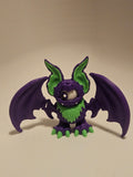 One eyed purple bat