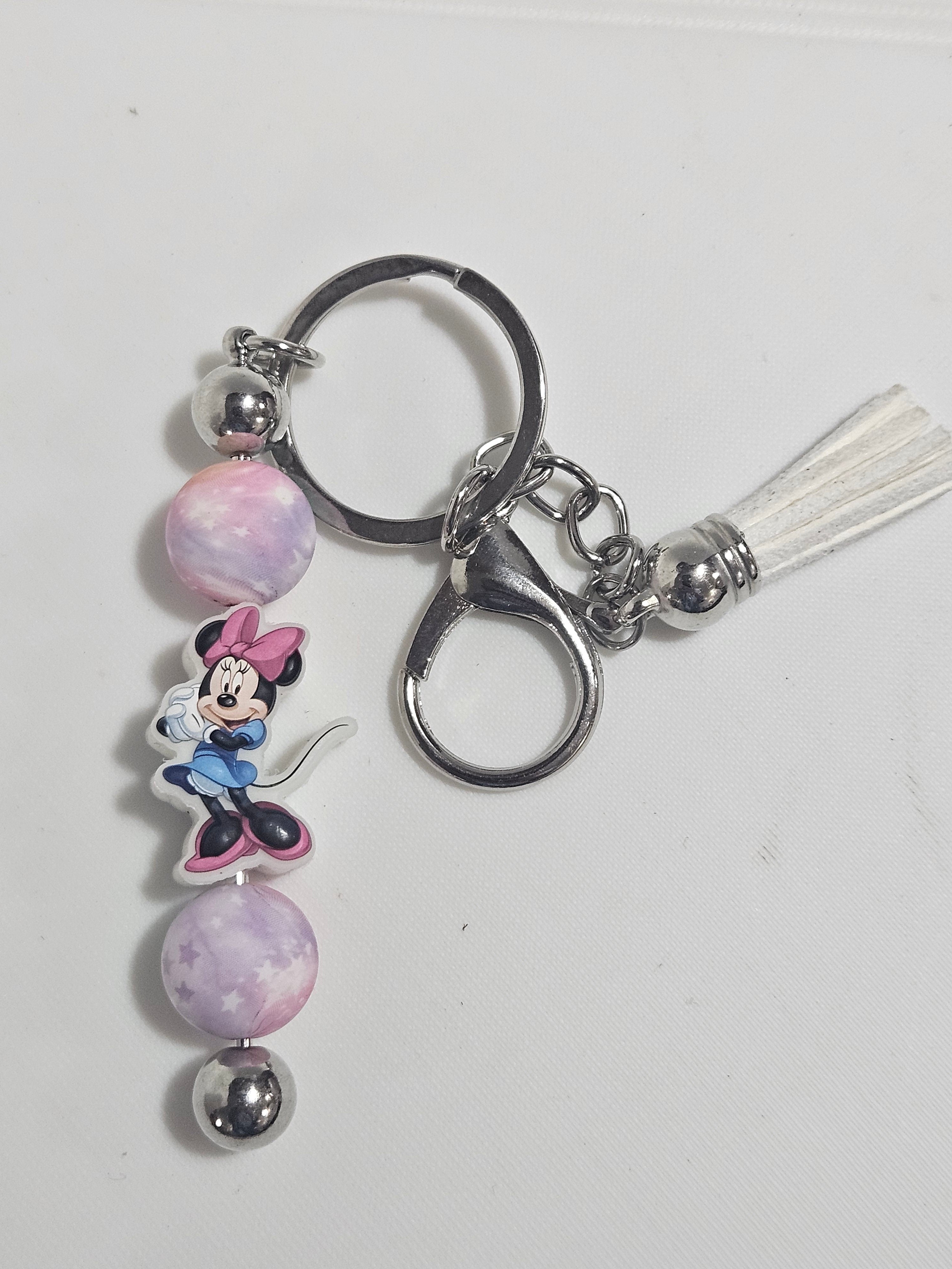 Girl mouse keychain
