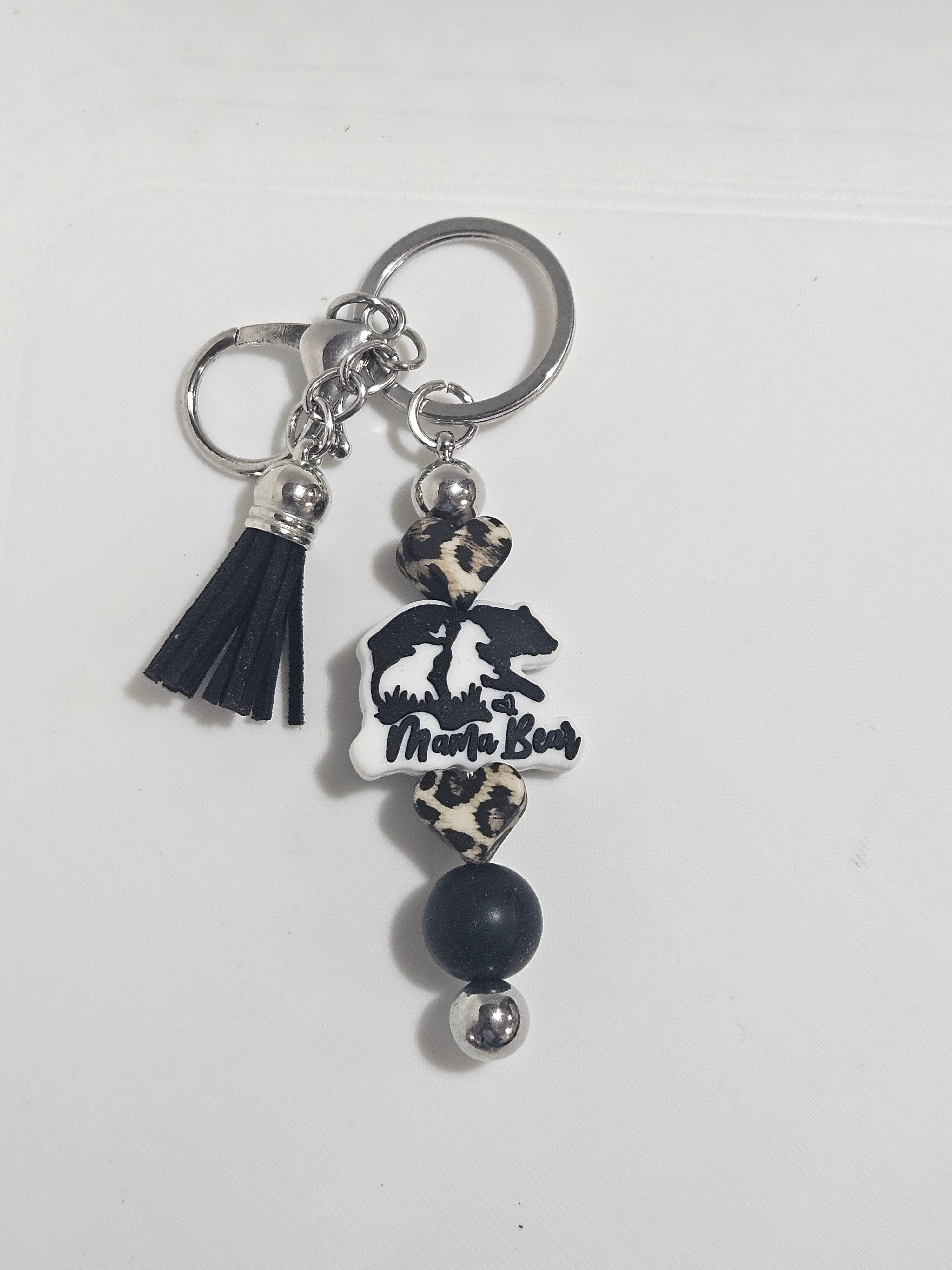 Mama bear keychain