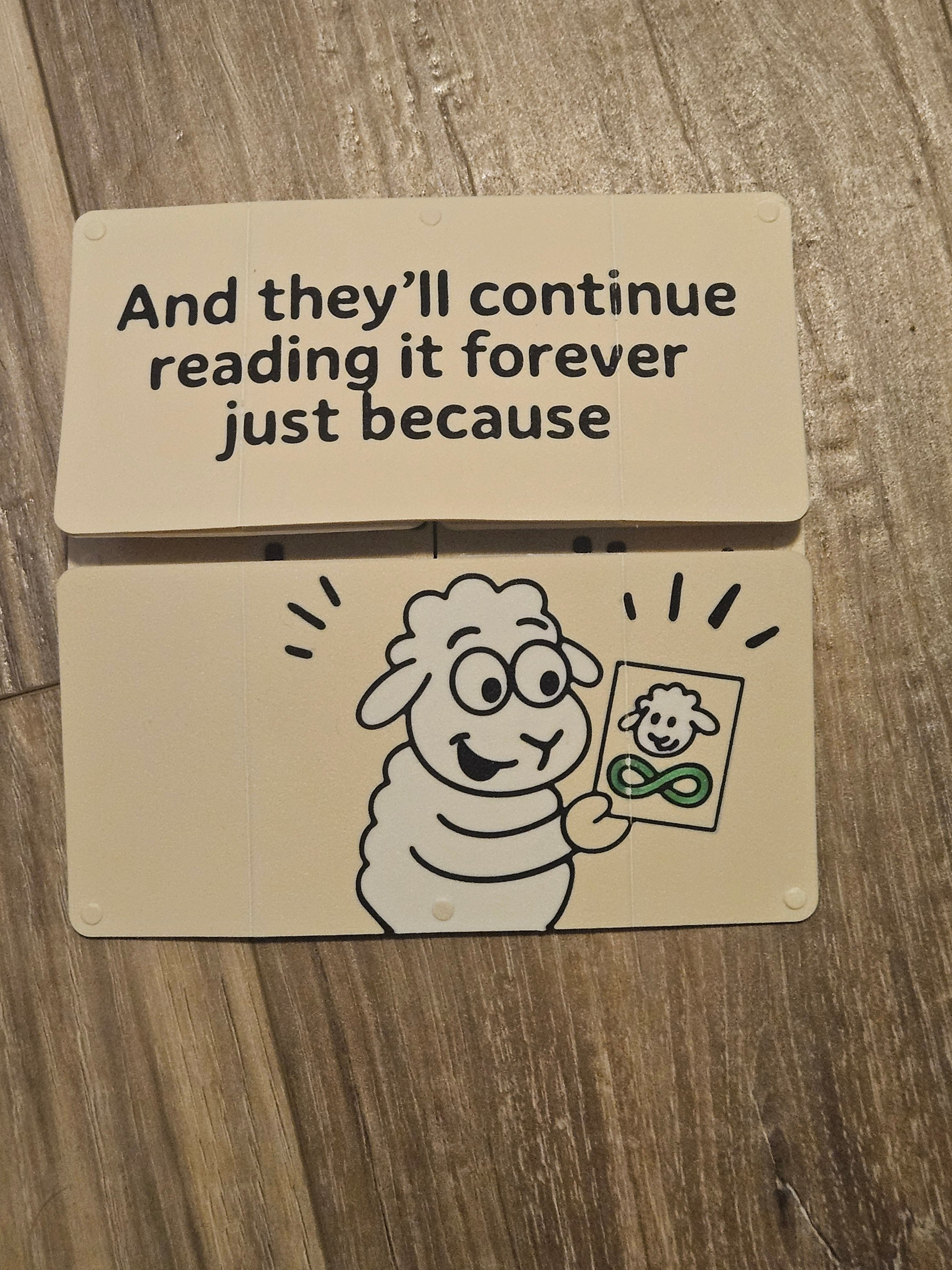 The Card That Doesn't End