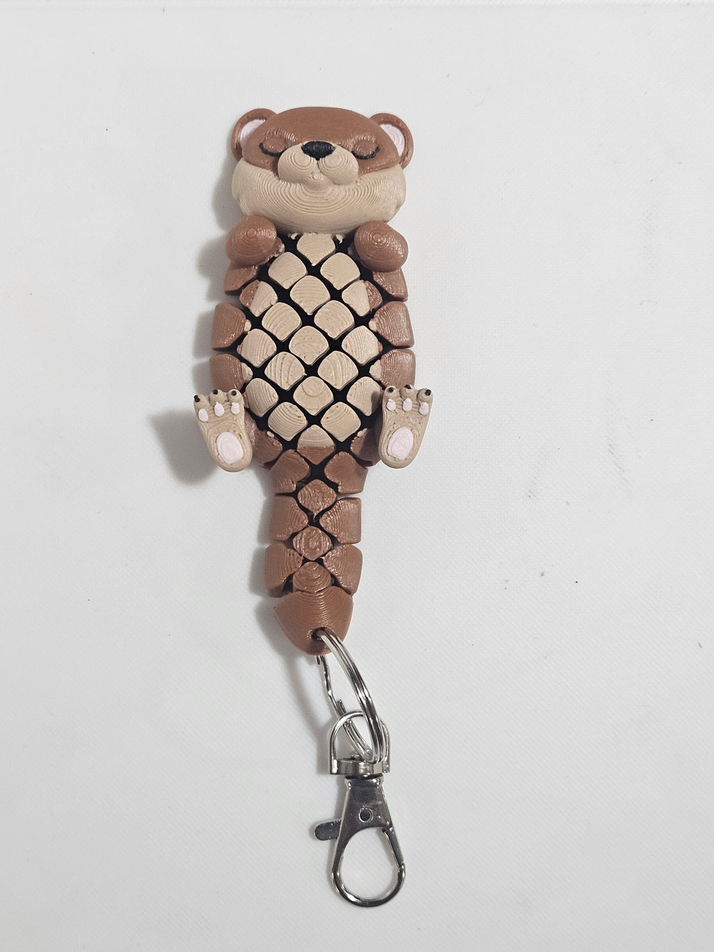 Flexi otter keychain