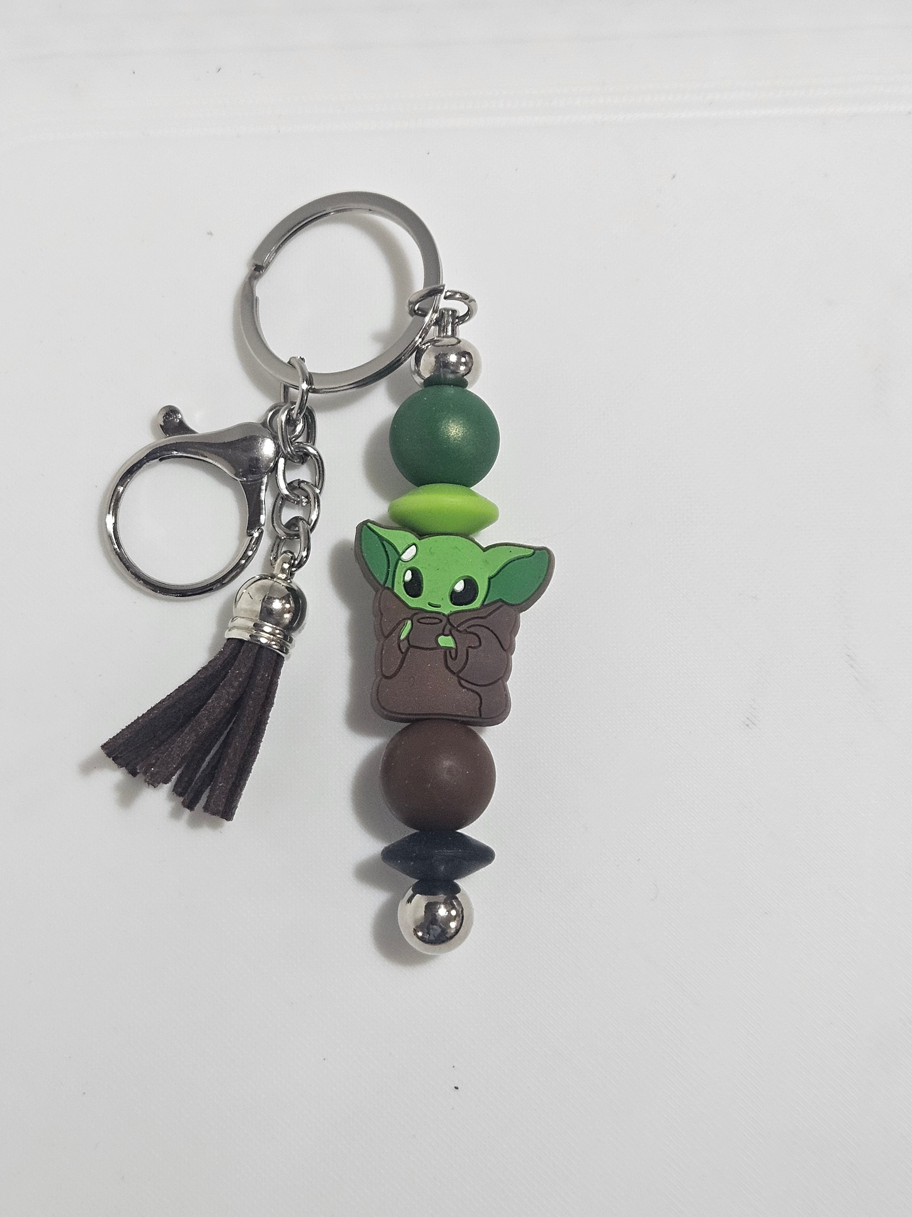 Green alien keychain