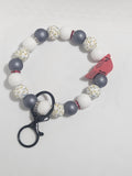 Cardinal focal wristlet